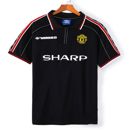 Camiseta retro de visitante del Manchester United 1998-1999