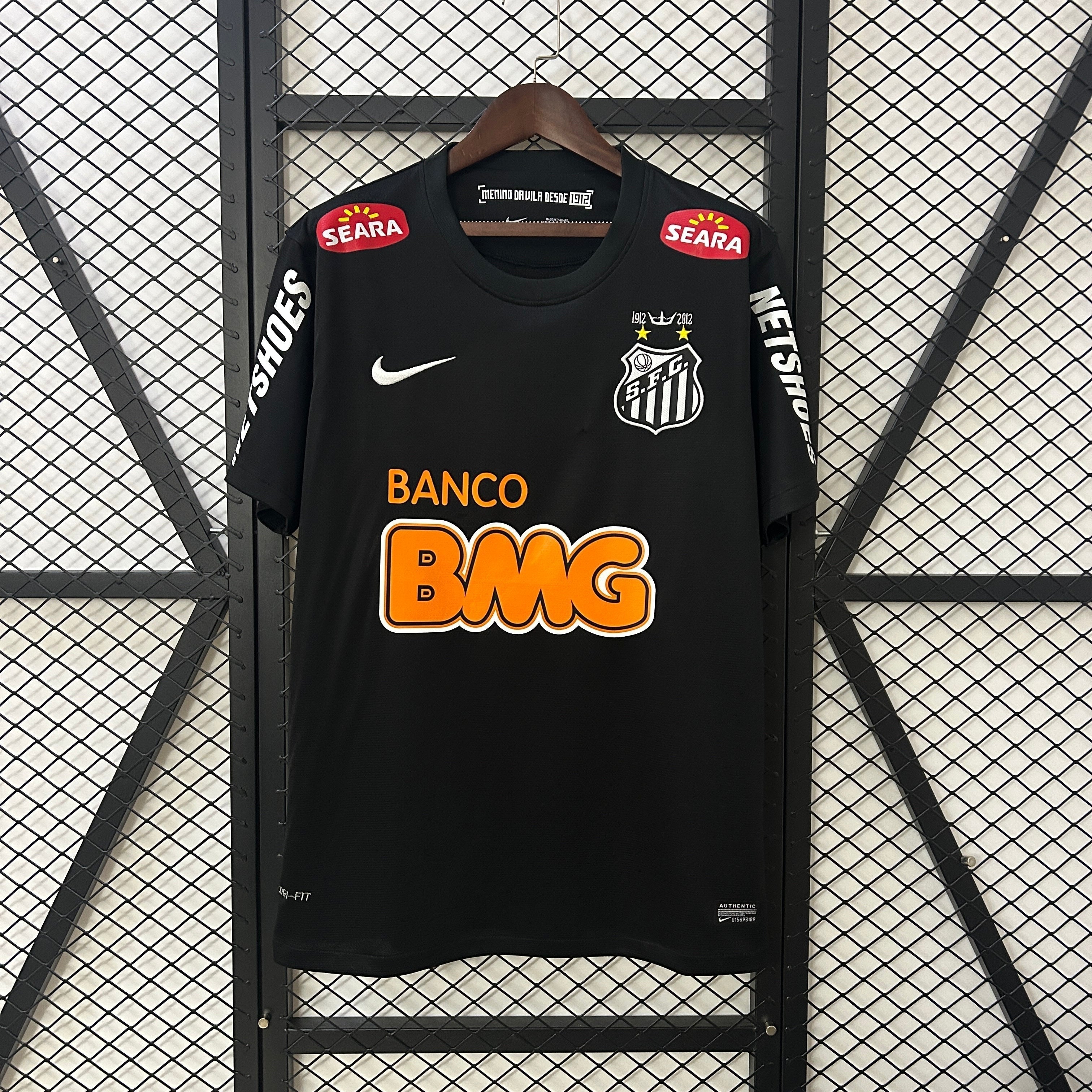Camiseta retro negra del Santos 25/26