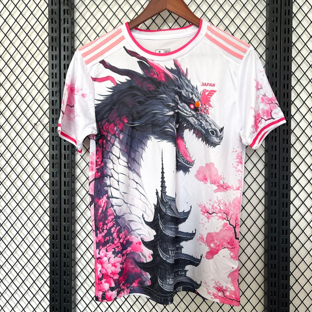Camiseta blanca especial Japan Dragon, talla 25/26