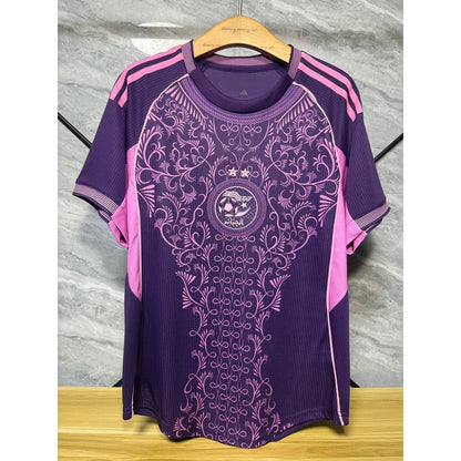 Camiseta de jugador de Argelia, temporada 25/26, edición especial morada.