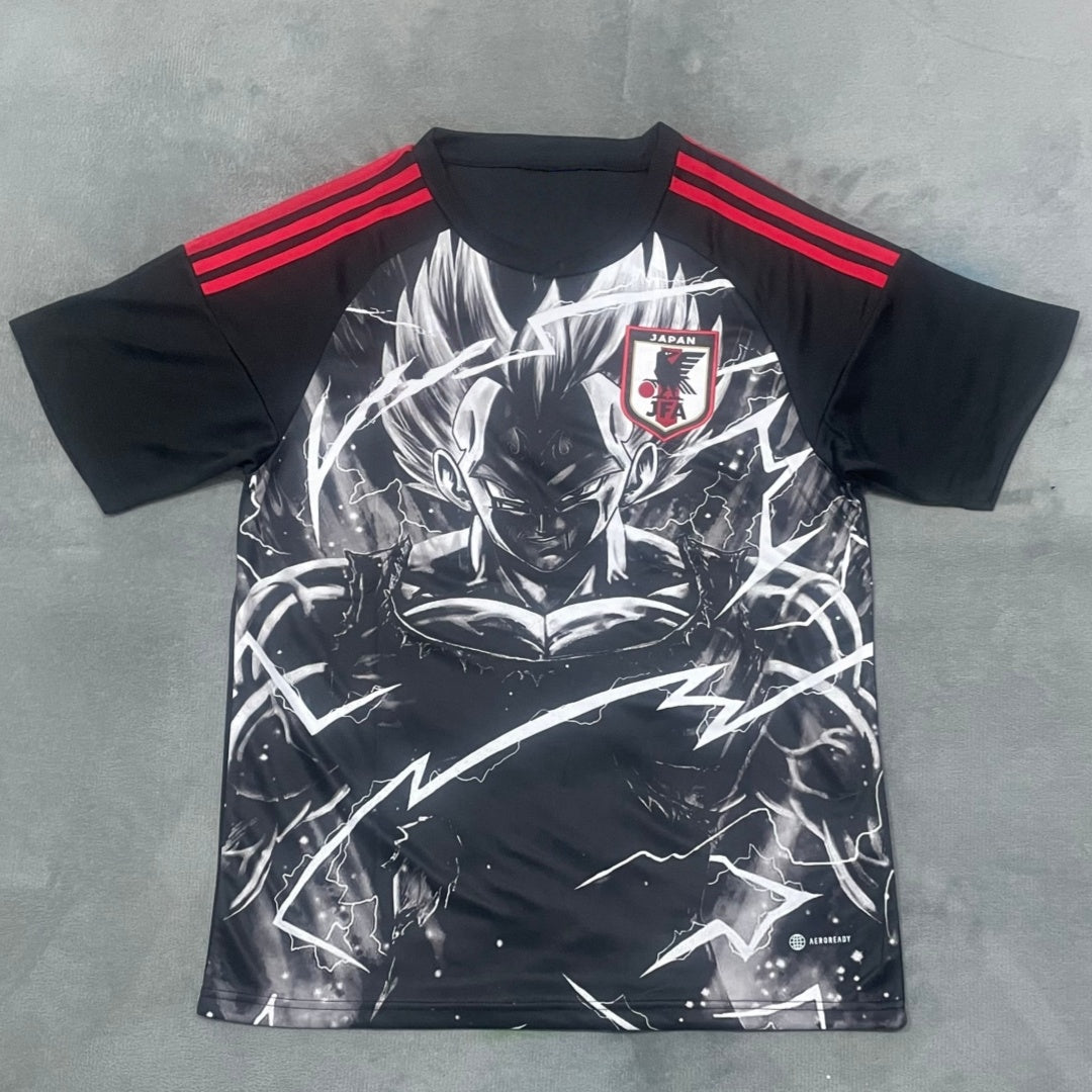 Camiseta negra especial de anime japonés 25/26