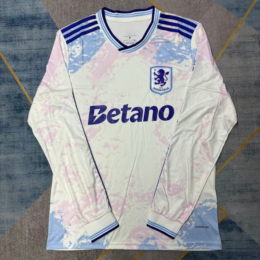 Camiseta de manga larga del Aston Villa 25/26