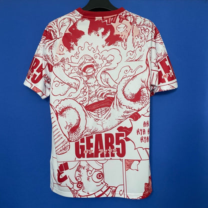 Nueva camiseta especial roja de anime japonés 25/26