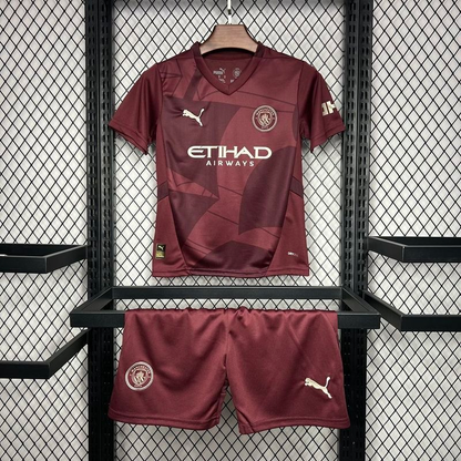 Equipación infantil del Manchester City para la temporada 24/25